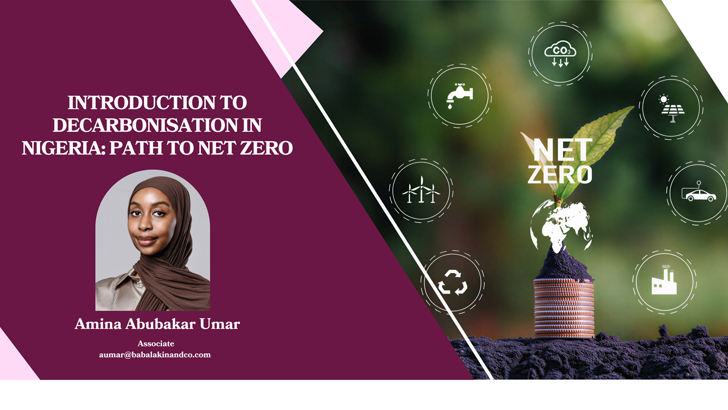 Introduction to Decarbonisation in Nigeria: Path to Net Zero